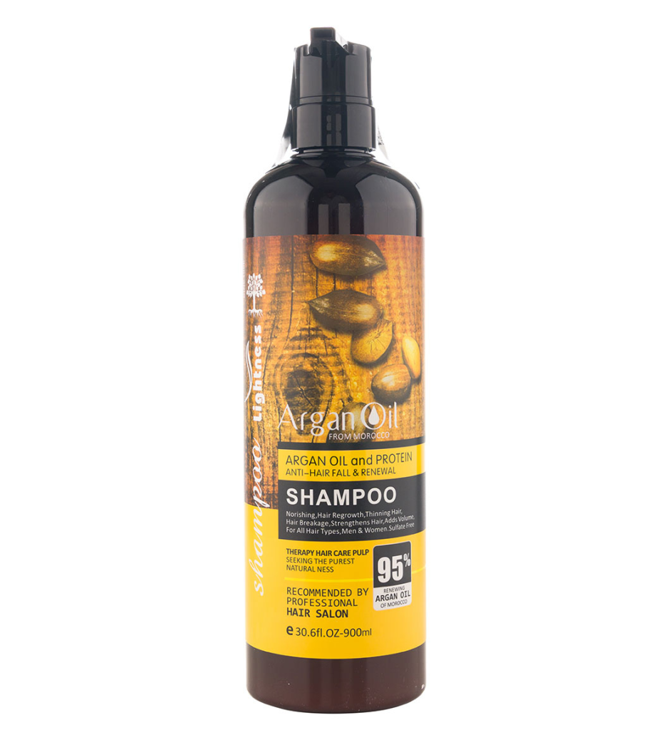 شامپو آرگان لایت نس اصل Light Ness Argan Shampoo حجم 900 میل