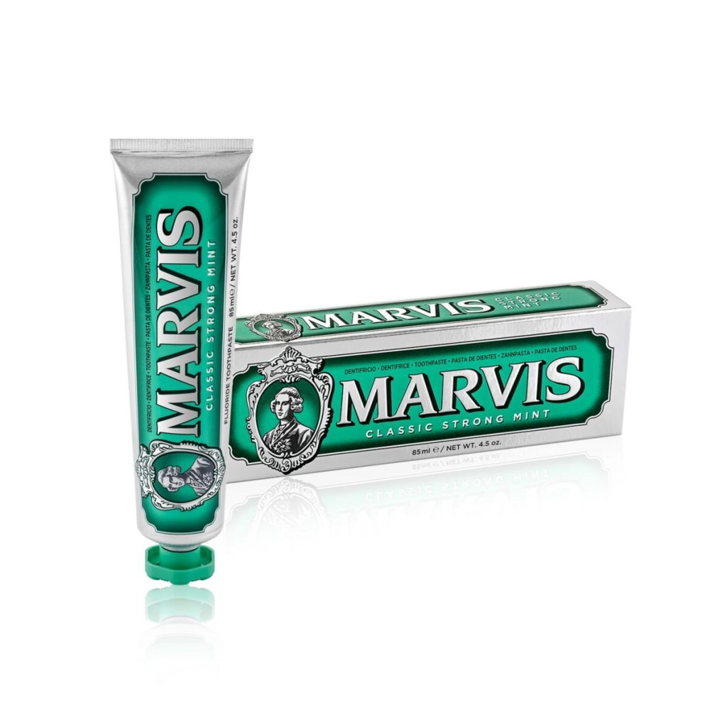 خمیر دندان مارویس Marvis مدل Classic Strong Mint (سبز نعنا)
