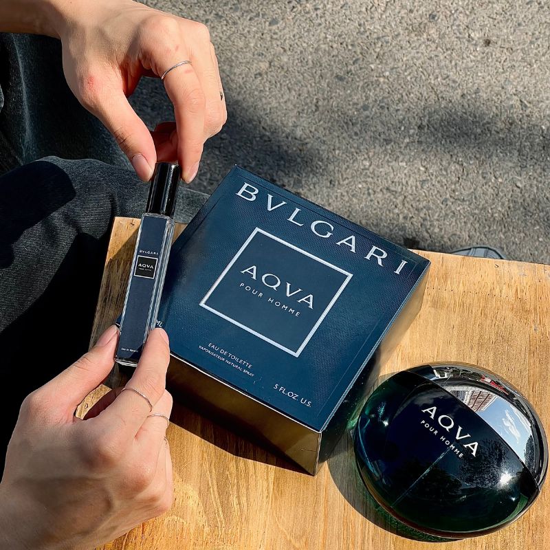 خرید ادکلن بولگاری Bvlgari Aqva Pour Homme مدل آکوا پور هوم حجم 100 میل با رایحه خنک و دریایی و ماندگاری بالا
