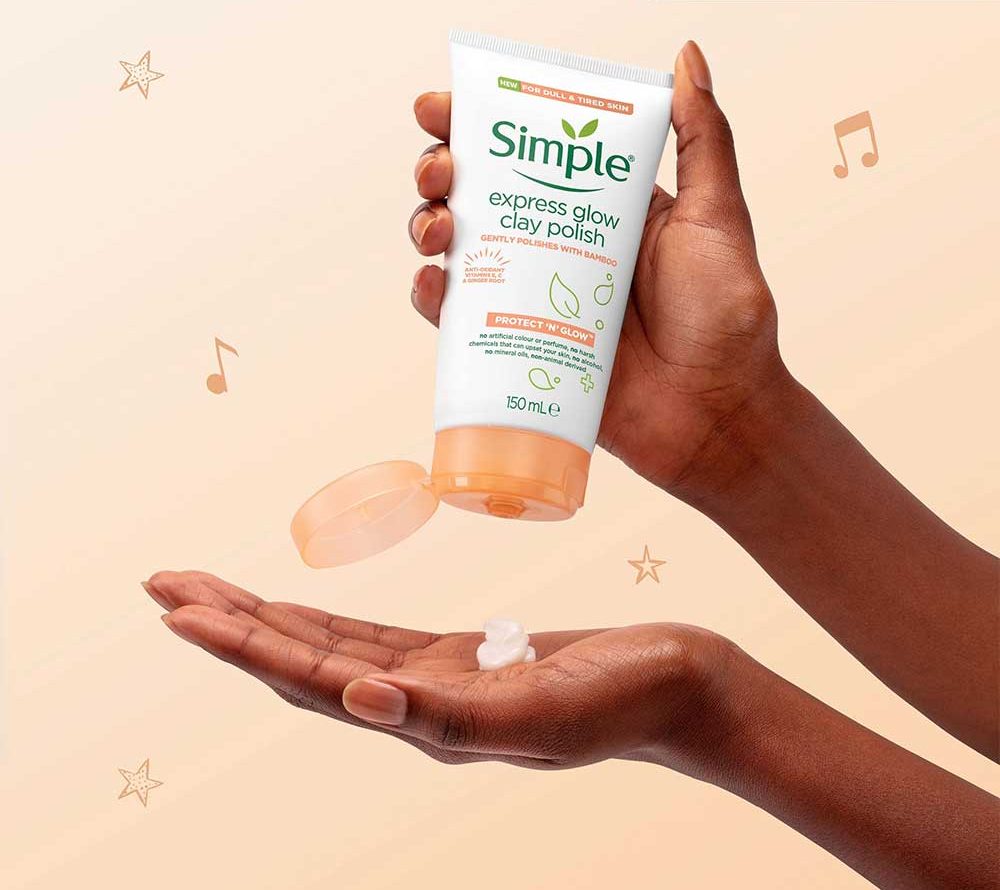 خرید ژل شستشوی ویتامین C سیمپل مدل Glow Facial Wash حجم 150 میل | روشن‌کننده و شاداب‌کننده پوست