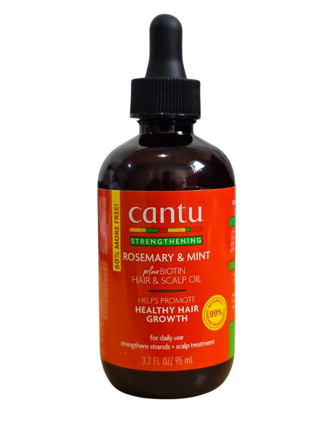 خرید و قیمت روغن رشد مو نعنا رزماری Cantu حاوی بیوتین، تقویت‌کننده، ضد ریزش و کمک‌کننده به رویش مجدد مو