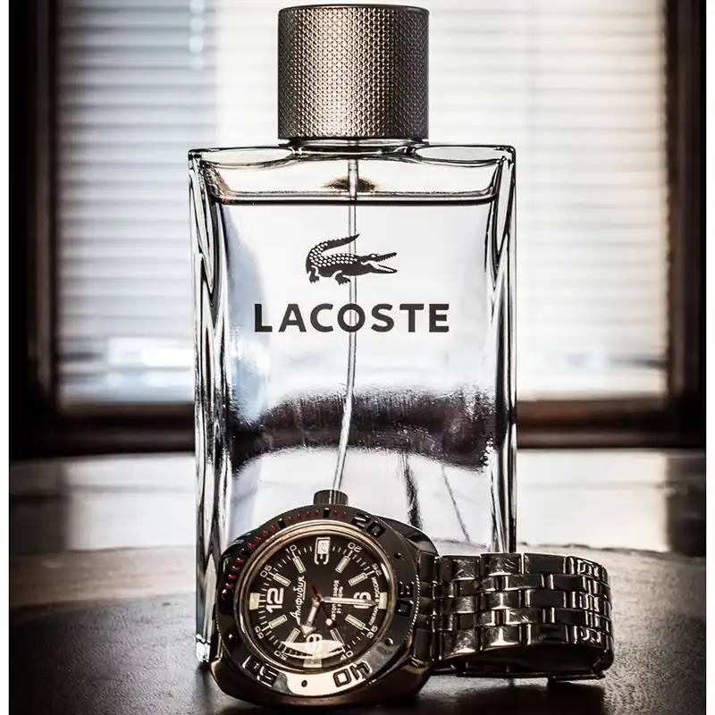 خرید ادکلن لاگوست اصل مدل Pour Homme باکس اصلی لاگوست خاکستری با رایحه مردانه و ماندگاری بالا