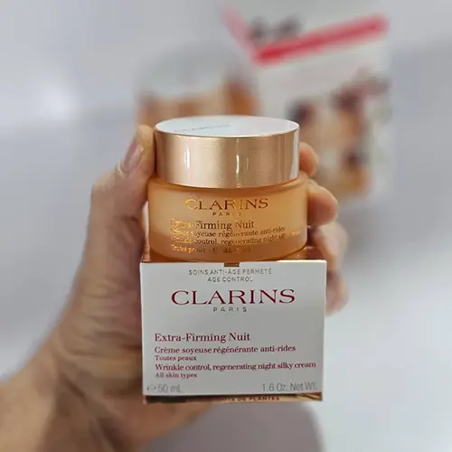 خرید کرم شب جوان‌ساز کلارنس Clarins Night Cream تولید امارات برای بازسازی و جوان‌سازی پوست صورت