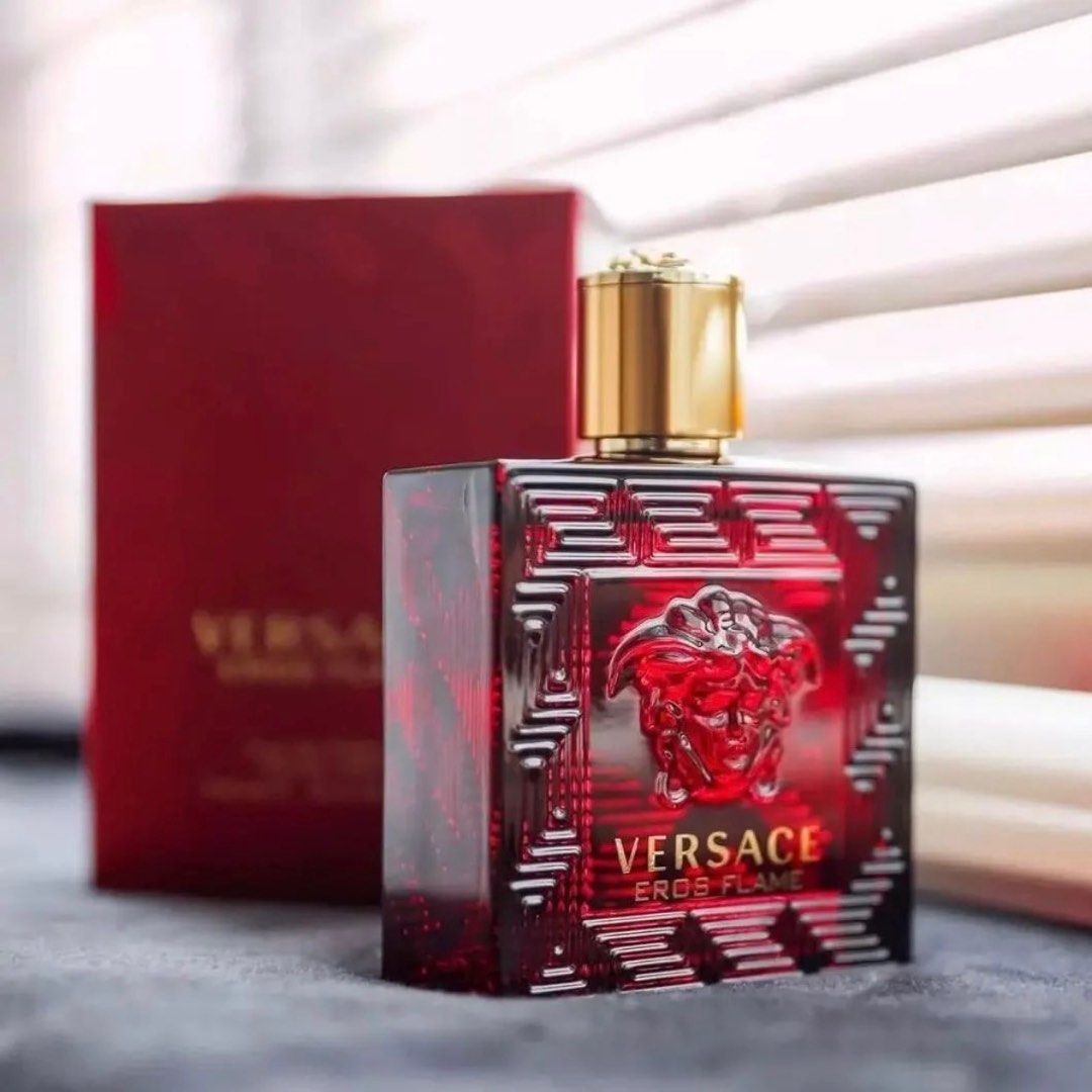 خرید و قیمت ادکلن ورساچه اصل مدل Eros Flame با رایحه گرم و تند و ماندگاری بالا