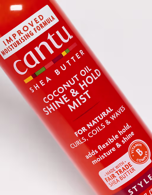 خرید اسپری درخشان‌کننده و حالت‌دهنده مو فر Cantu برای افزایش درخشندگی و کنترل وز مو